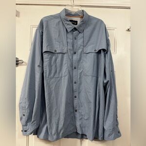 Orvis Light Blue Lightweight Button-Front Shirt
